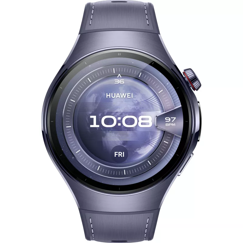 Watch 5 46mm (Rates-L39L), išmanusis laikrodis pilkai/violetinis, kompozitinis dirželis pilkai violetinis, titano korpusas