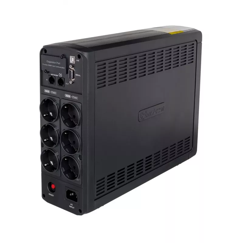 CyberPower CP1600EPFCLCD nepertraukiamo maitinimo šaltinis (UPS) Line-Interactive 1,6 kVA 1000 W 6 kintamosios srovės lizdai (-ų)
