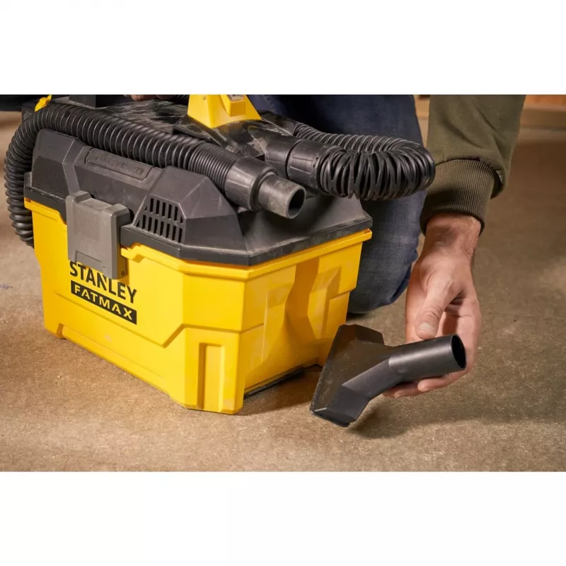 Stanley FATMAX SFMCV002B-XJ dulkių siurblys 7,5 L būgninis dulkių siurblys sausam ir šlapiam valymui be maišelio
