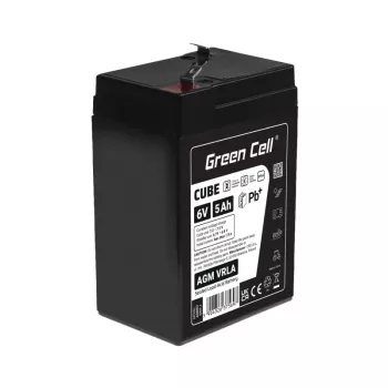 UPS baterija Sandari švino rūgštinė Green Cell AGM6V5AH-J 6 V 5 Ah