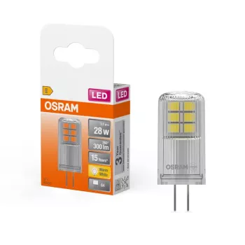 Osram STAR LED lemputė Šilta balta 2700 K 2.4 W G4 F