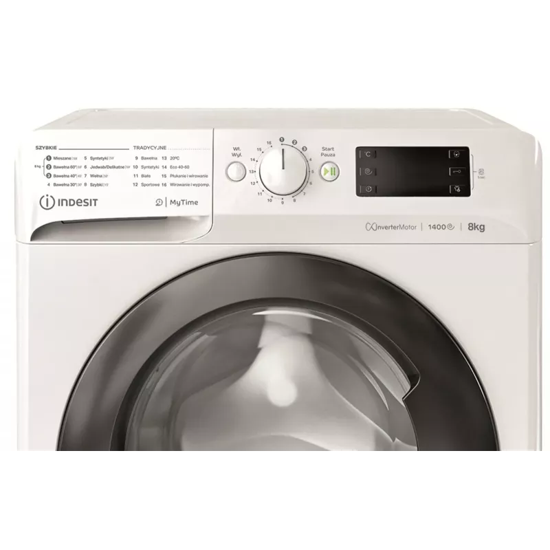 Skalbimo mašina INDESIT MTWE81495WBPL 8 kg, 1400 aps./min., energijos klasė B
