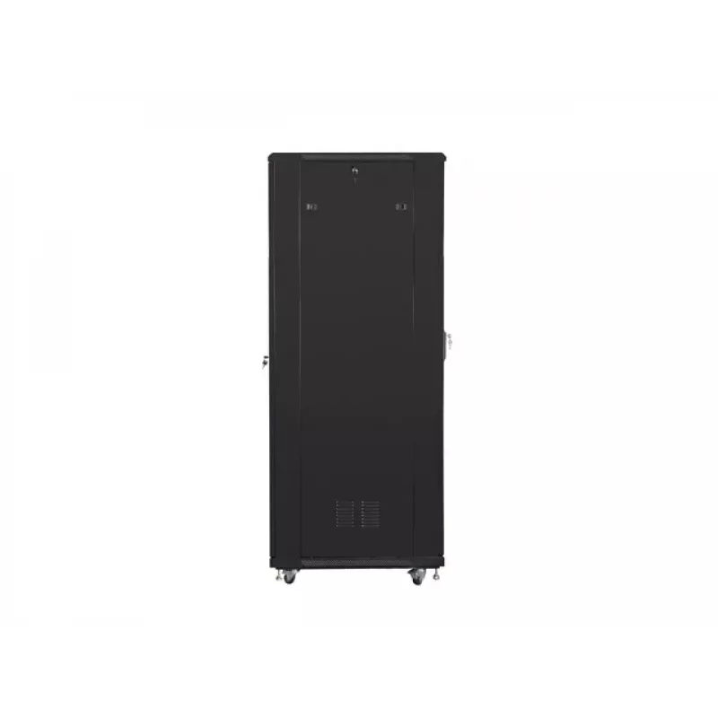 LANBERG 19 42U 800x800 laisvai stovinti spinta stiklinėmis durimis (FlatPack) juoda (siuntimas pervežimo tarnyba)