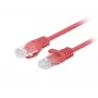 Lanberg PCU6-20CC-0100-R tinklo kabelis Raudona 1 m Cat6 U/UTP (UTP)
