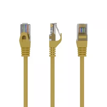 Tinklo kabelis GEMBIRD PP6U-5M/Y — Cat6 U/UTP, RJ-45 į RJ-45, 5 m, geltonas