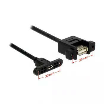 USB laidas DeLOCK 1m USB2.0 Micro-B/USB2.0-A