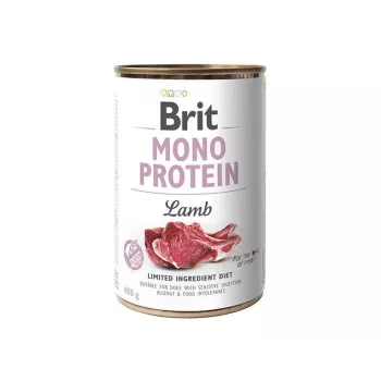 BRIT MONO PROTEIN šlapias šunų maistas Ėriena 400 g