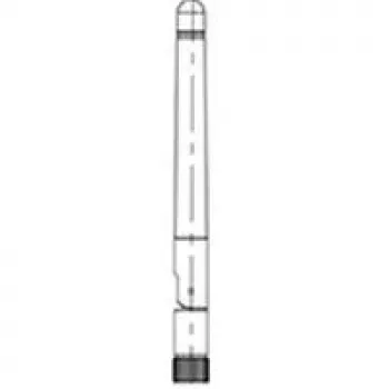 Extreme Networks - antena - 2 dBi (5 GHz), 2,7 dBi (2,4 GHz) - įvairiakryptė - vidaus - juoda - skirta Zebra AP 621, AP 6521, AP 6522, AP 8132, AP-8232 (ML-2452-APAG2A1-01)