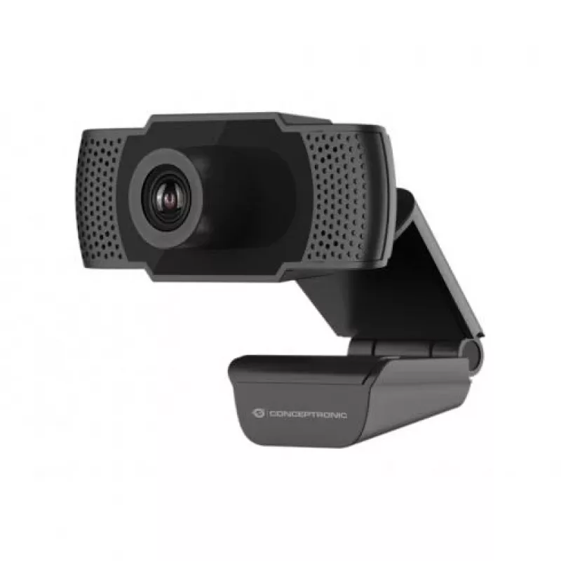 Conceptronic AMDIS 1080P Full HD internetinė kamera su mikrofonu, 2 MP, 1920 x 1080 pikselių, Full HD, 30 kadrų per sekundę, H.264, M-JPEG, YUV, 90°