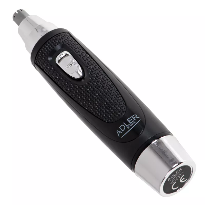 Precision trimmer Adler AD 2911 — ausų ir nosies kirpimo mašinėlė, juoda, 45 g