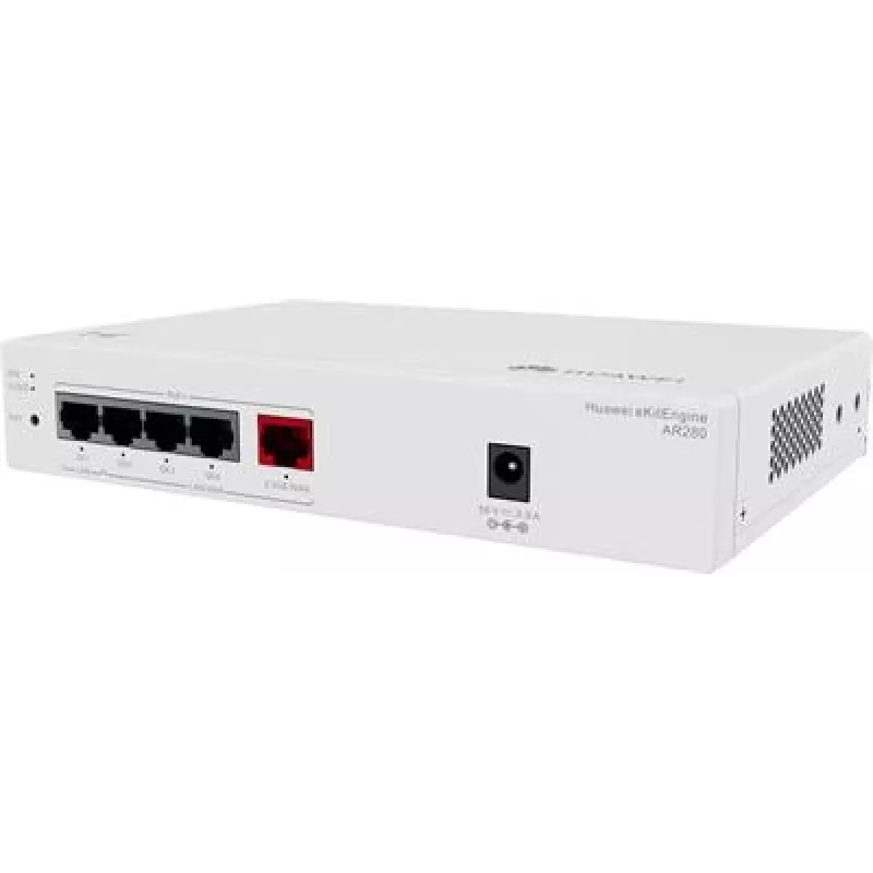 Huawei AR280 Gbit PoE maršruto parinktuvas (1) 2.5G PoE+, (4) Gbit PoE+, 41W
