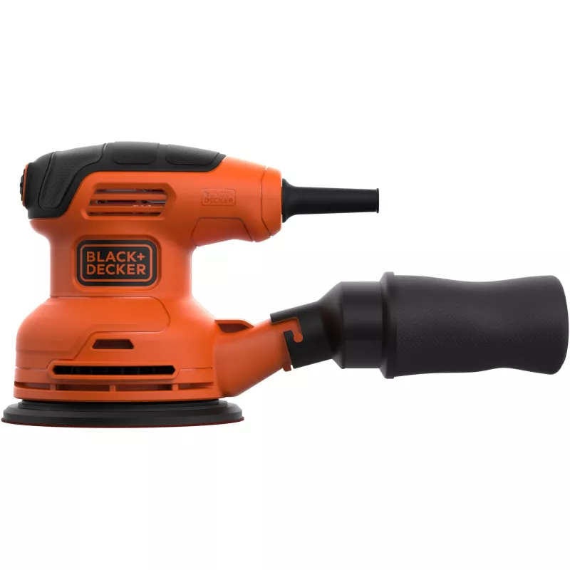 Juoda & Decker BEW210 orbitinis šlifuoklis 14000 RPM juoda, oranžinė