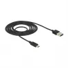 USB laidas DeLOCK 83850 USB 2.0 2 m USB A Micro-USB B juodas