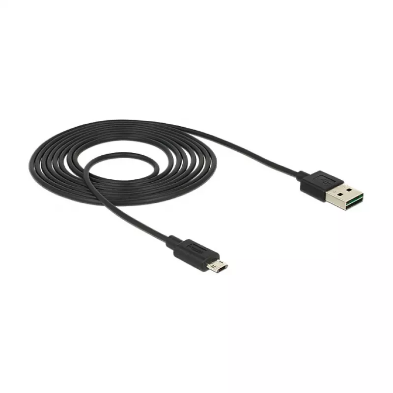 USB laidas DeLOCK 83850 USB 2.0 2 m USB A Micro-USB B juodas