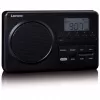 Nešiojamas radijas Lenco MPR-035BK — FM/AM, maitinimas iš tinklo ir baterijų, 2,5 colio LCD, 20 FM stočių atminties, 3,5 mm išvestis
