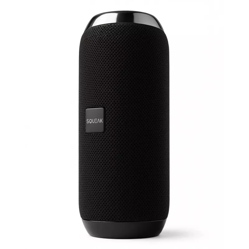 Nešiojamas „Bluetooth“ stereofoninis garsiakalbis SQUEAK SQ1008 — 14 W RMS, „Bluetooth 5.3“, 1200 mAh, IPX4, FM, LED, AUX, USB