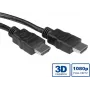 VALUE - Video-/Audio-/Tinklo kabelis - HDMI - HDMI, 19 kontaktų (V) - HDMI, 19 kontaktų (V) - 1 m - Ekranuotas - Juodas (11.99.5731)