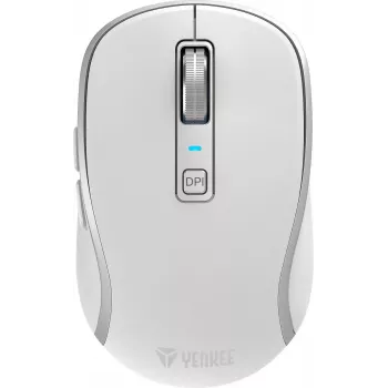 DUAL WiFi+Bluetooth belaidė pelė, įkraunama baterija, 5 mygtukai
