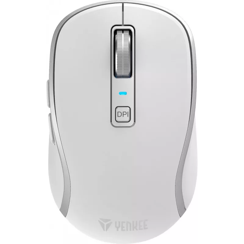 DUAL WiFi+Bluetooth belaidė pelė, įkraunama baterija, 5 mygtukai