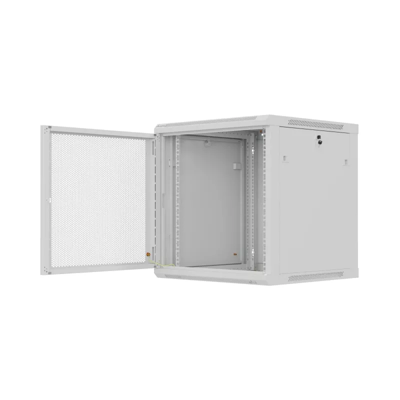 Rack mount cabinet 19 12U 600x600 Pilka