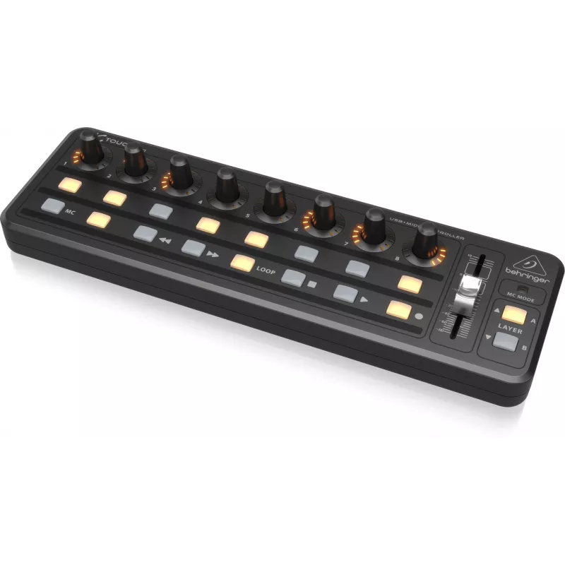 MIDI klaviatūra USB Behringer X-TOUCH MINI Valdymo tipas Mygtukai, Rotary, Slankiklis