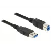 USB kabelis DeLOCK 85069 USB 3.2 Gen 1 3 m USB A USB B Juodas