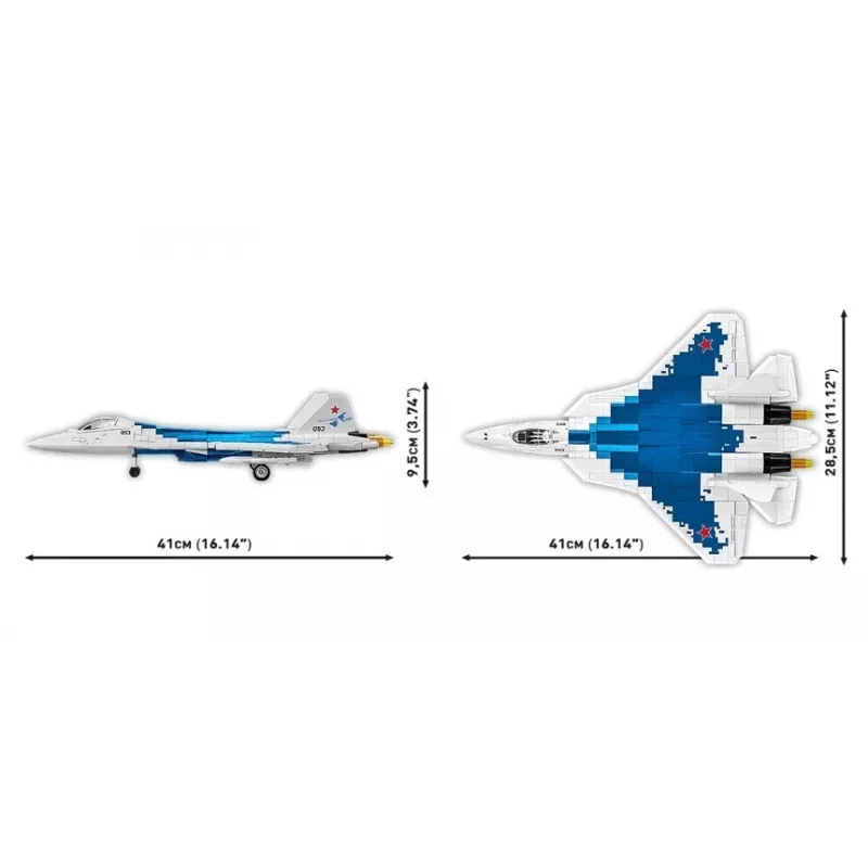 Konstruktorius Cobi SU-57 Felon, 928 dalys – Cobi modelis COBl-5909