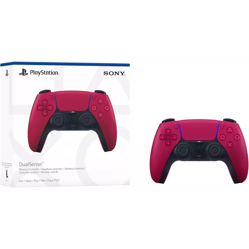 Žaidimų pultelis Sony DualSense v3 Raudonas — Bluetooth/USB, USB-C, įmontuota baterija, PS5, 160×106×66 mm