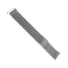 FIXED FIXMEST-20MM-SL laikrodžio tinklinis dirželis — 20 mm sidabrinis metalinis dirželis su greito atsegimo mechanizmu
