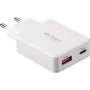 Voltcraft UC-1C1A65W01 USB įkroviklis USB-C USB-A greitas įkrovimas PD 3.0 baltas (VC-17010790)