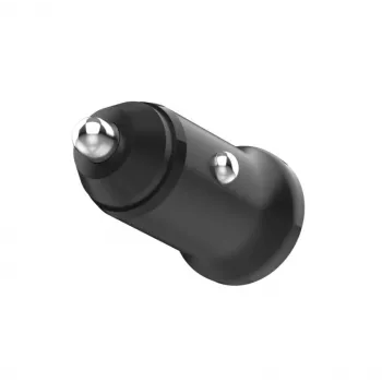 Automobilinis USB-C įkroviklis FIXED FIXCC30N-C-BK 30W, fiksuotas laidas, vieno prievado greitasis įkrovimas 12V automobilio lizdui