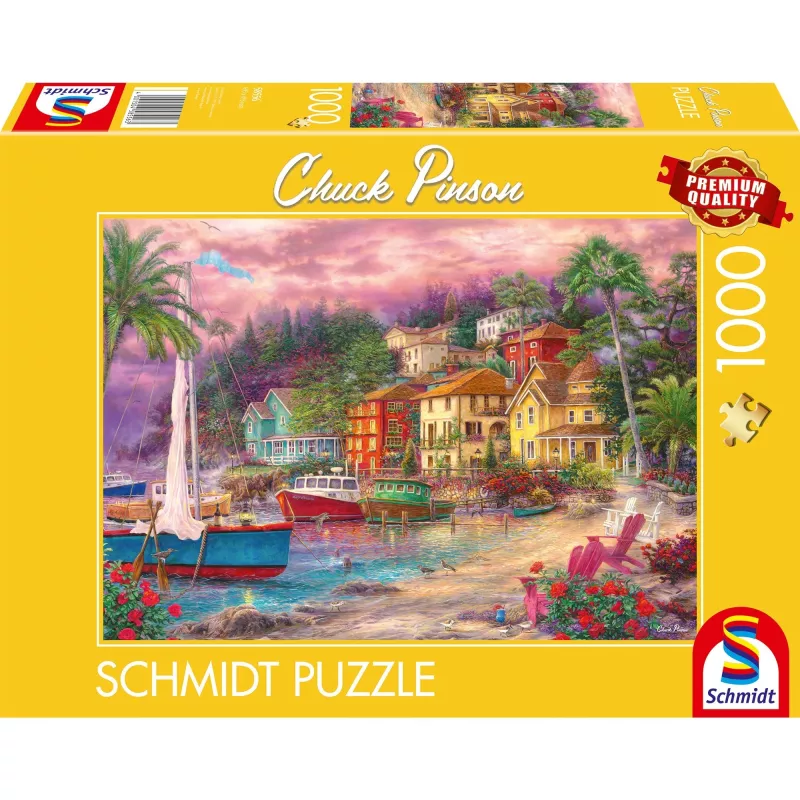 Dėlionė schmidt spiele Chuck Pinson Coastal Magic — 1000 detalių, dailininkas Chuck Pinson