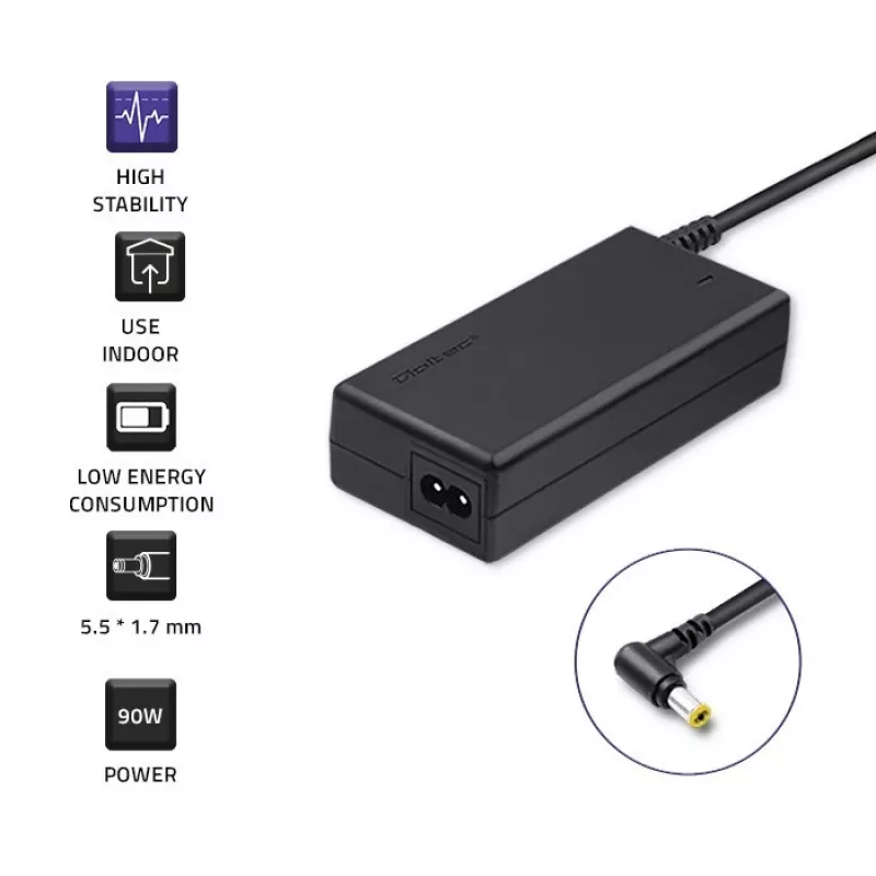 Qoltec 50087.90W maitinimo adapteris