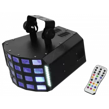LED šviesos efektas EUROLITE D-30 Hybrid 36W RGBAWP DMX, hibridinis spindulio/plovimo efektas, 36 W