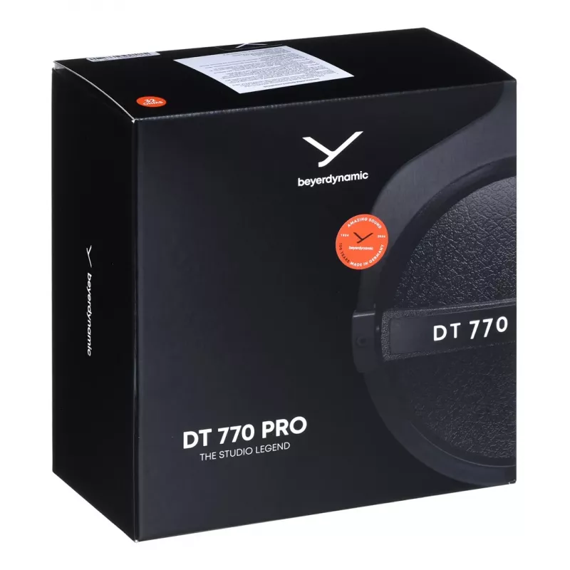 Beyerdynamic DT 770 PRO ausinės, laidinės, ant galvos dedamas lankelis, muzikai, pilkos