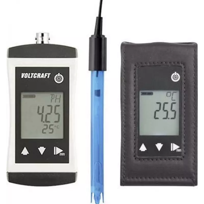 VOLTCRAFT KBM-110 + TG-400 pH matavimo prietaisas Redox (ORP), temperatūra, pH vertė
