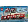 LEGO City miesto tramvajaus ir stoties vaidmenų žaidimo statybų rinkinys vaikams su žaisliniu tramvajumi, dovana berniukams ir mergaitėms nuo 7 metų, kurie mėgsta transporto priemones