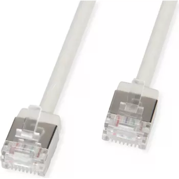 ROLINE U/FTP komutacinis kabelis Cat.6A Ultra- kurzer RJ45 Pilka 0.5m - Tinklo - FTP (21.15.4500)