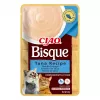 Šlapias kačių skanėstas INABA CIAO Bisque — tunas, jautiena, vištiena 40 g pakeliuose, pakuotėje 24 vnt.