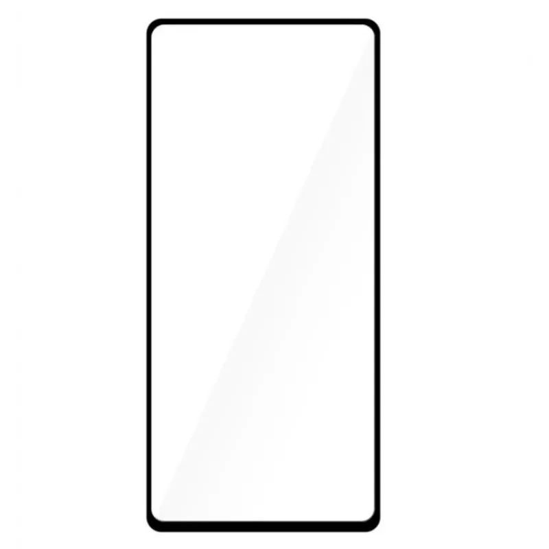Grūdinto stiklo ekrano apsauga Tellur, skirta Samsung S10 Lite — visiškai klijuota, pritaikyta dėklams, juoda