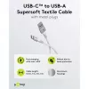 Goobay 74532 USB kabelis baltas