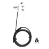 Kabelinė spyna DICOTA D31699 Juoda 2 m