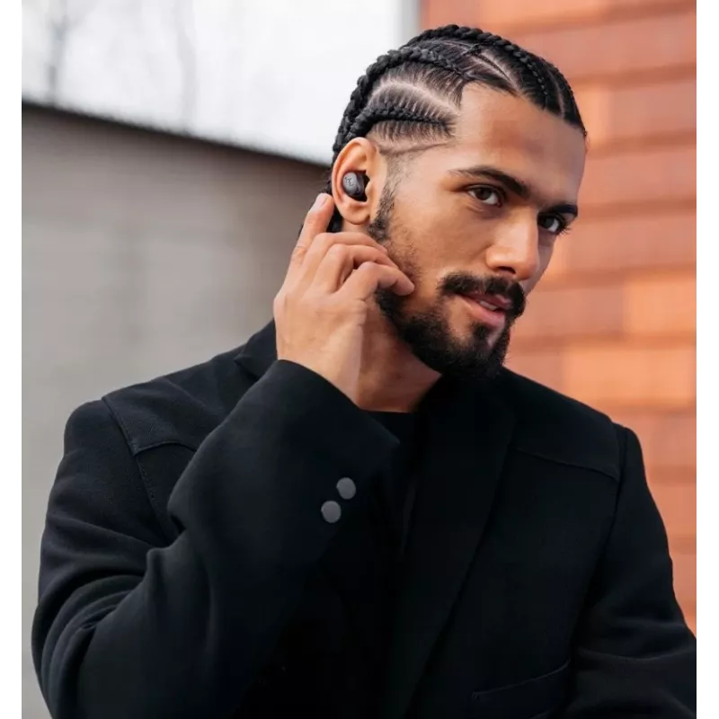 SENNHEISER Momentum MTW4 belaidės Bluetooth triukšmą slopinančios sportinės ausinės - balta ir sidabrinė