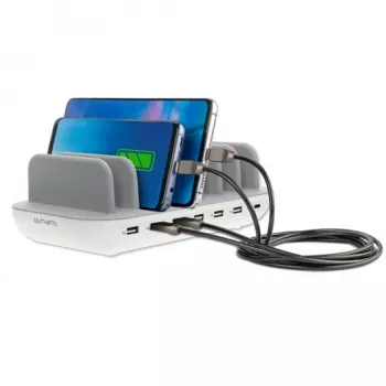 Mobiliojo įrenginio įkroviklis 4smarts 462310 USB Type-C Pilkas Išmanusis telefonas Planšetė