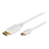 Wentronic Goobay DisplayPort į mini DisplayPort adapterio laidas 1.2, 1 m - Mini DisplayPort kištukas > DisplayPort kištukas (52858)