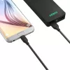 CB-MD1 Juodas greitasis laidas Quick Charge micro USB-USB | 1m | 5A | 480 Mbps