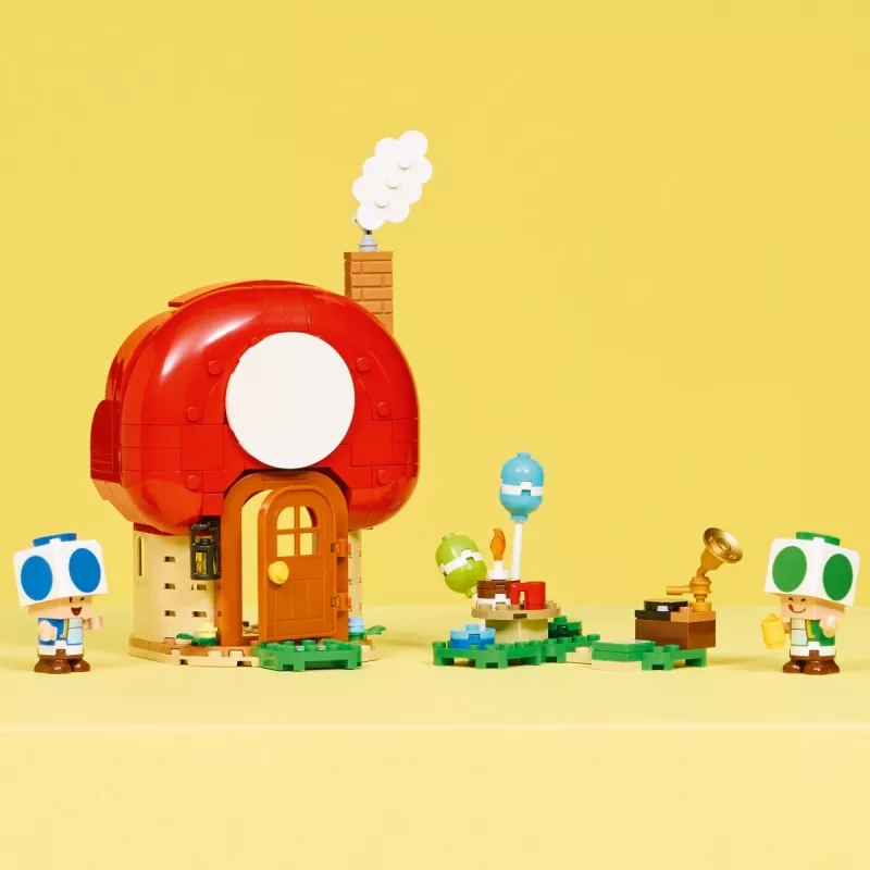 Konstruktorius LEGO Super Mario Vakarėlis Toado namelyje rinkinys 72041 su interaktyviomis žaidimo funkcijomis
