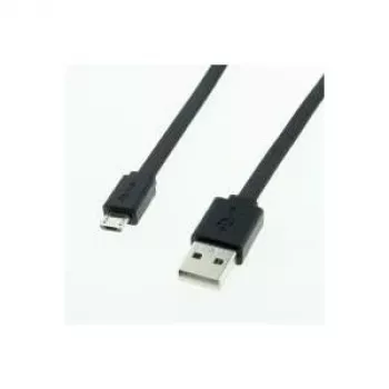 ROLINE - USB kabelis - USB A tipo, 4 kontaktų (kištukas) - 5 kontaktų Micro-USB B tipo (kištukas) - 1 m (USB/USB 2.0) - Formuotas - Juodas (11.02.8760)
