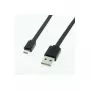 ROLINE - USB kabelis - USB A tipo, 4 kontaktų (kištukas) - 5 kontaktų Micro-USB B tipo (kištukas) - 1 m (USB/USB 2.0) - Formuotas - Juodas (11.02.8760)