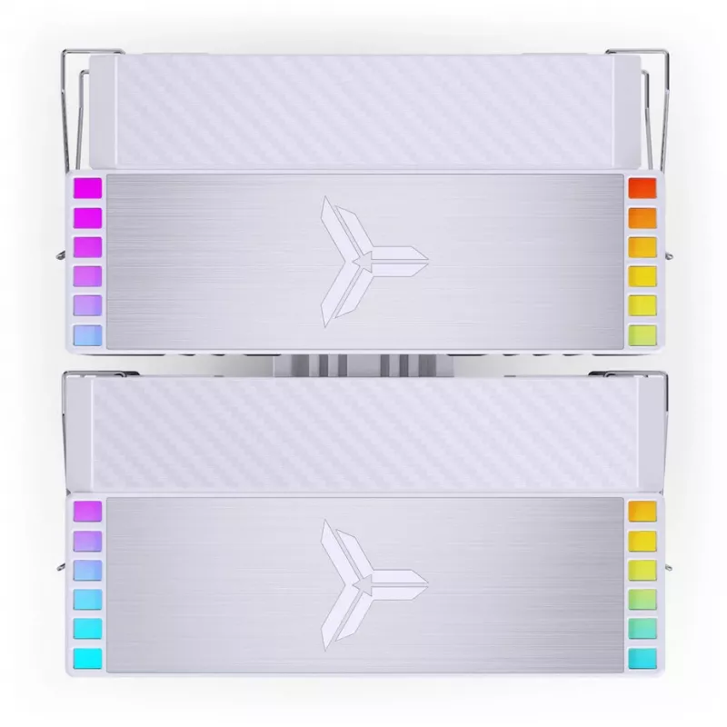 Jonsbo HX6280 CPU aušintuvas, PWM, RGB - 130mm, baltas
